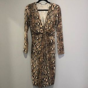 Zara Snake Print Dress